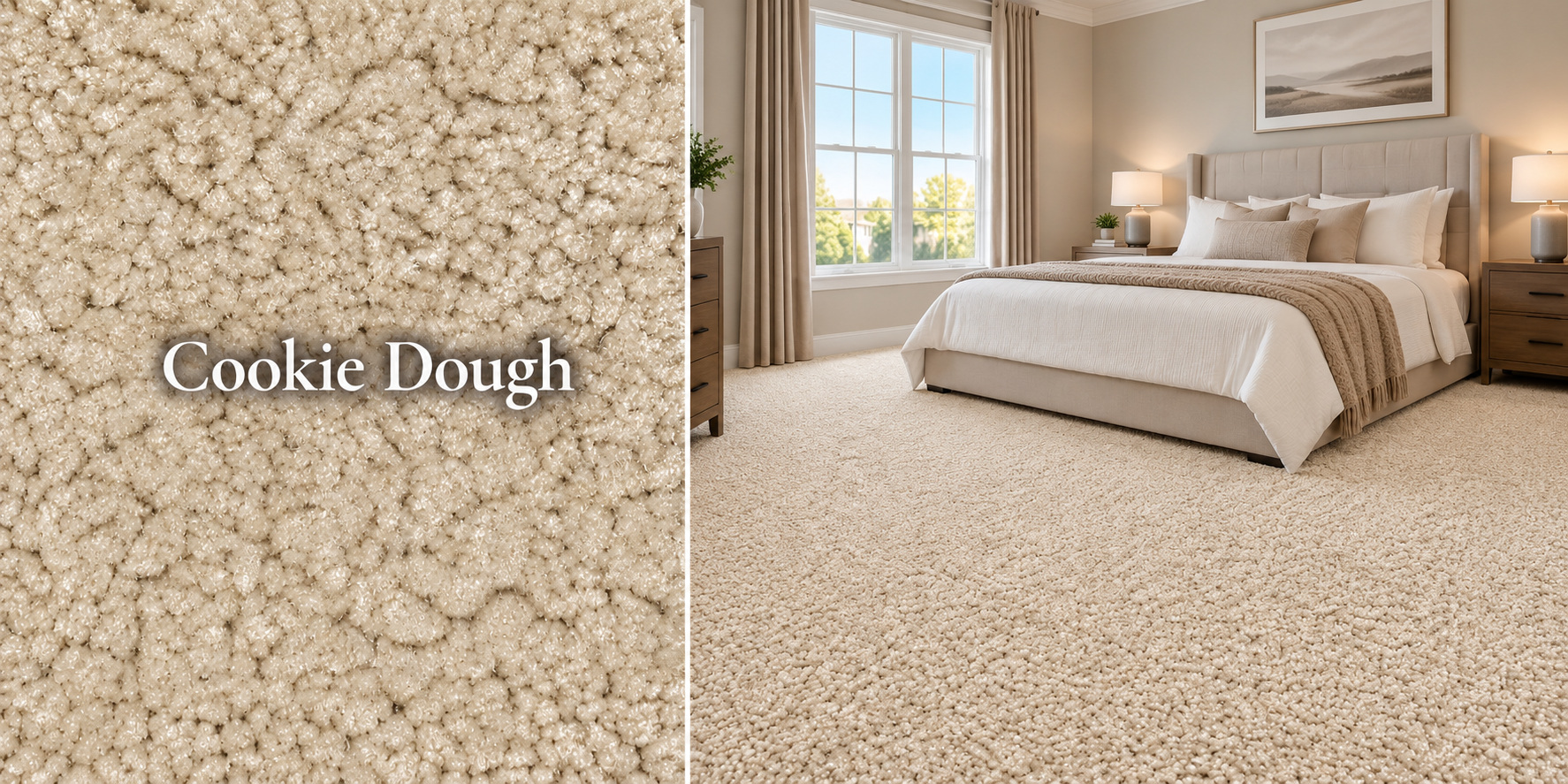 DreamWeaver SP250 Cookie Dough carpet color detail