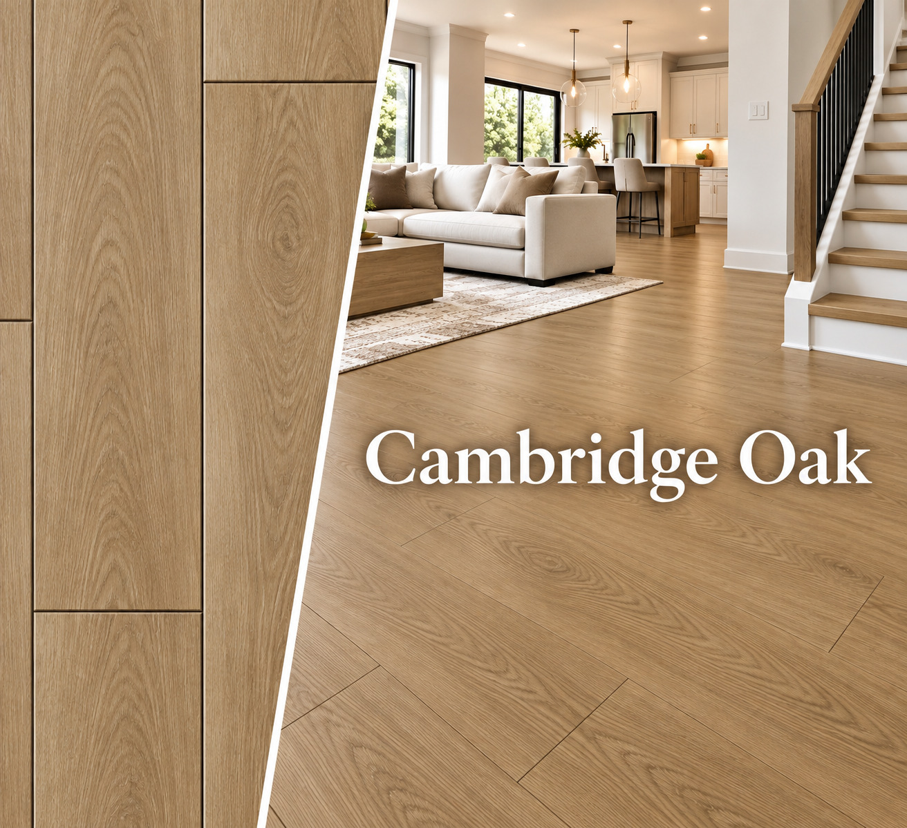 New Classic Cambridge Oak luxury vinyl plank color detail