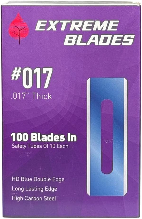 #017 HD Blue Double Edge Blades — 100 Pack